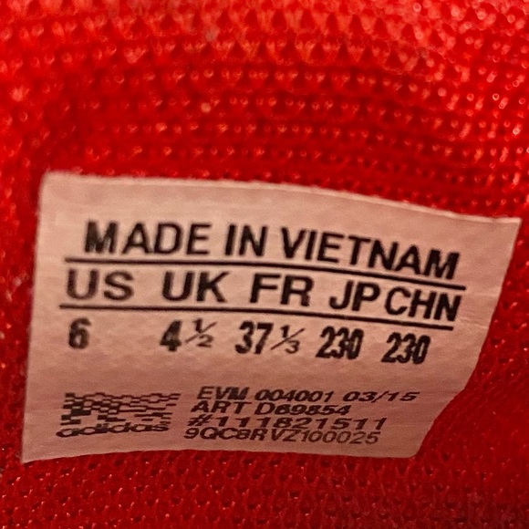 Adidas Women’s Red SL Loop Runners Size 6 - Picture 13 of 13